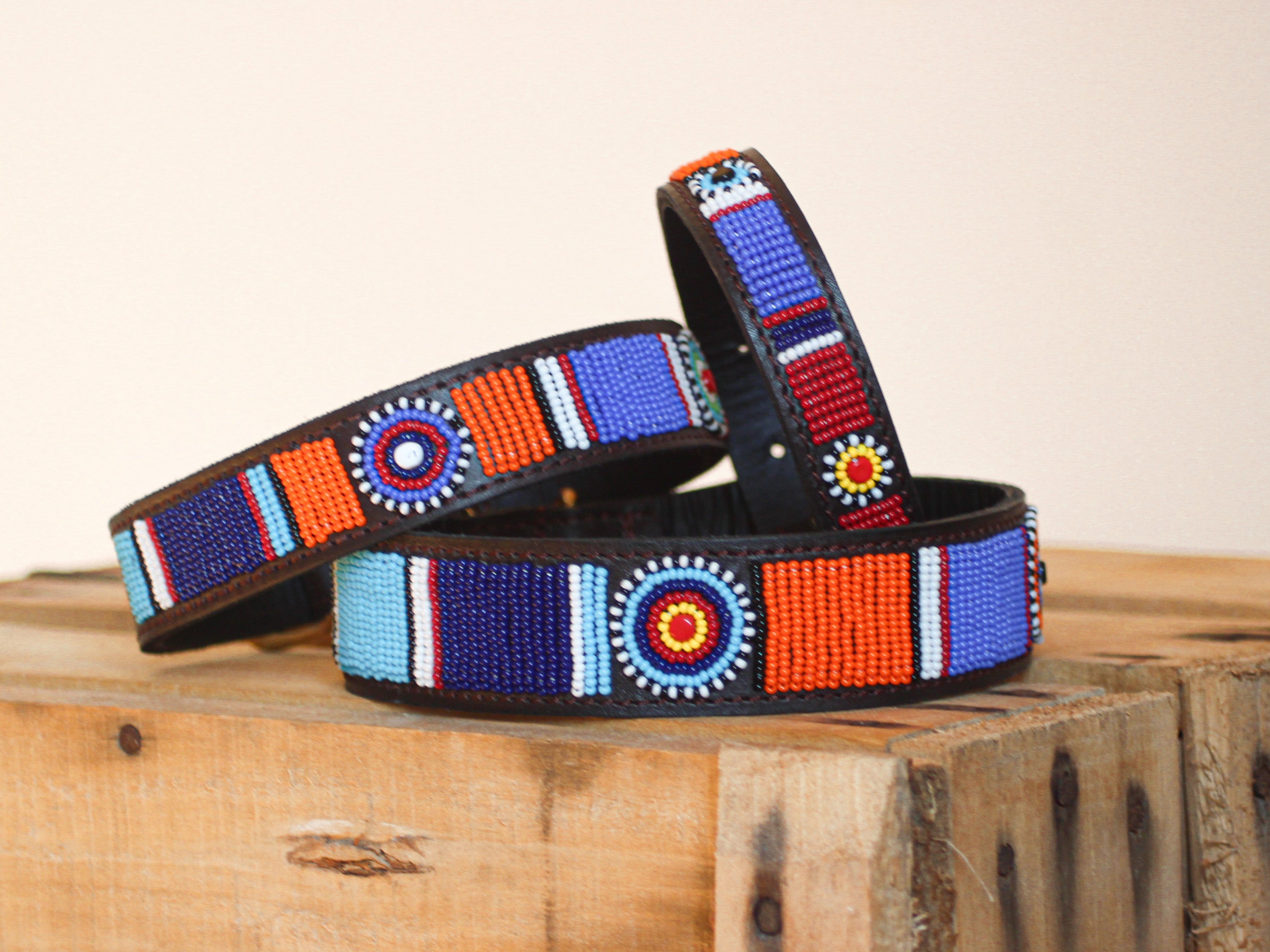 Indian beaded outlet dog collars